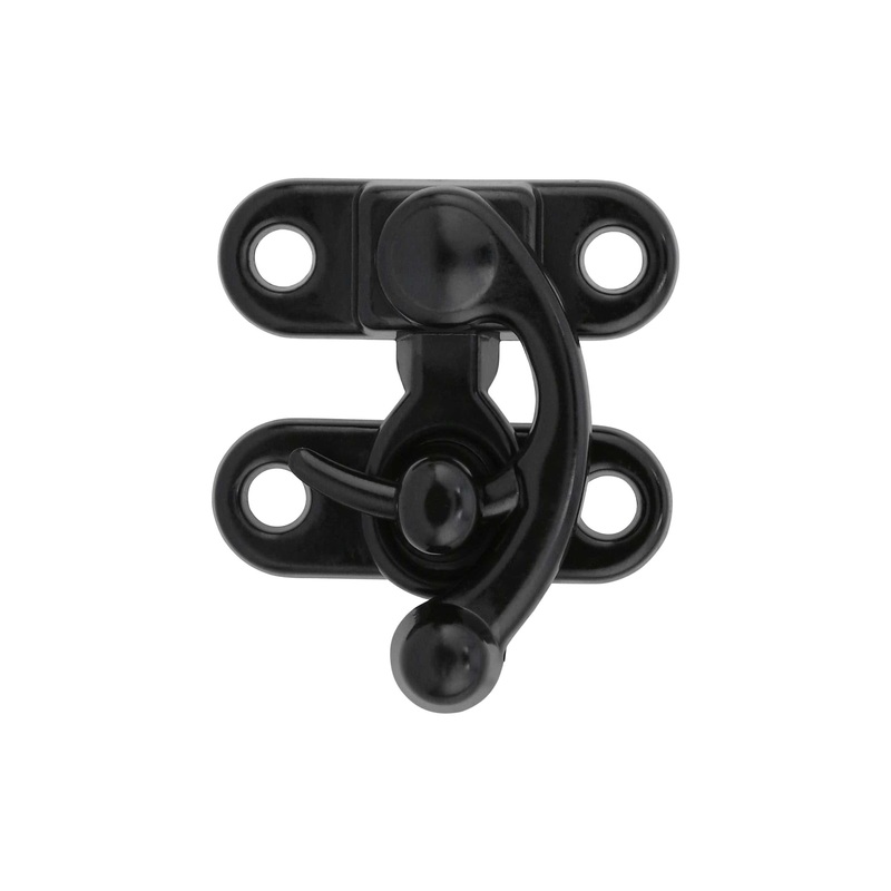 1 5/16″ Matte Black, Swing Lock Clasp, Zinc Alloy, #P-2263-MBLK