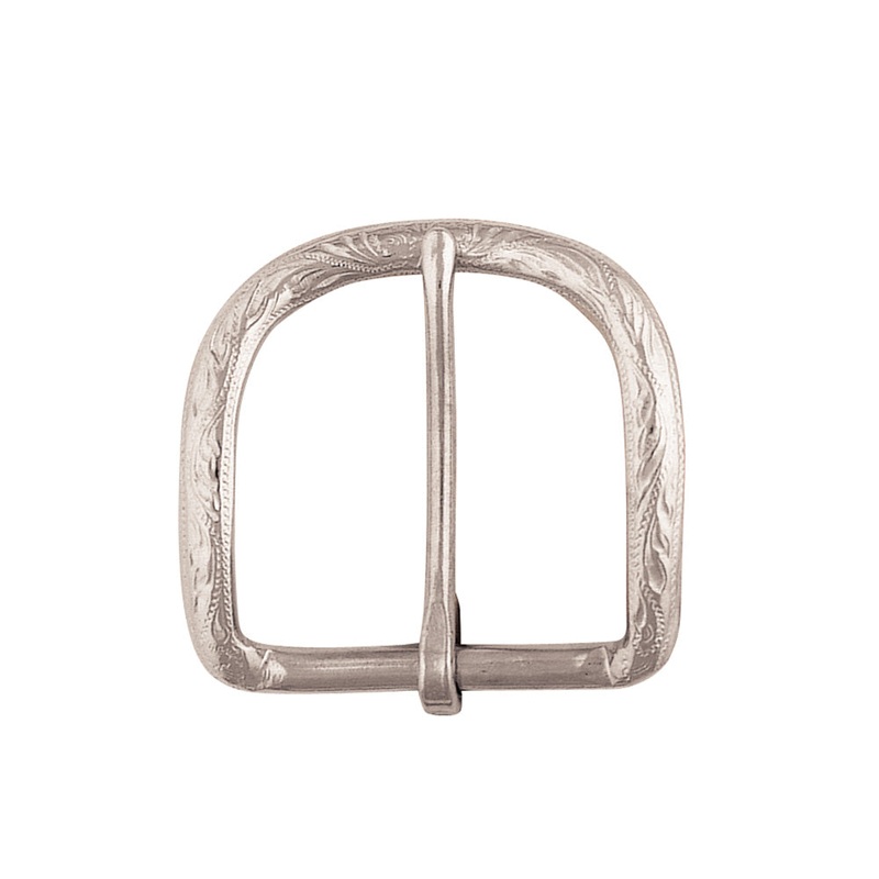 #7376 Alamo Belt Buckle, Nickel Plated, 1-1/2″
