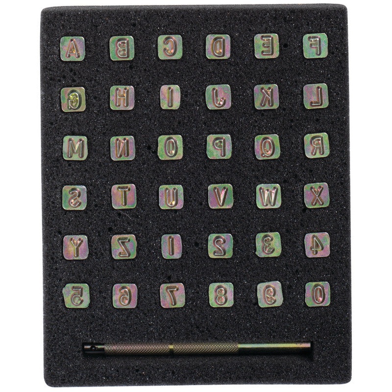 Alphabet/Number Set, 1/4″