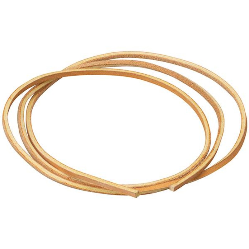 Alum Tanned Leather Lace, Chestnut, 1/8″ x 40″