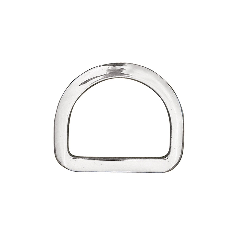 Beveled Rigging D-Ring Stainless Steel, 3″