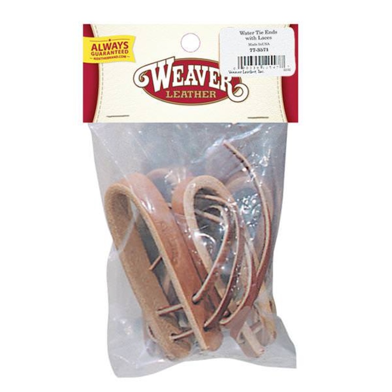 Water Tie Ends with Burgundy Ties, 5/8″