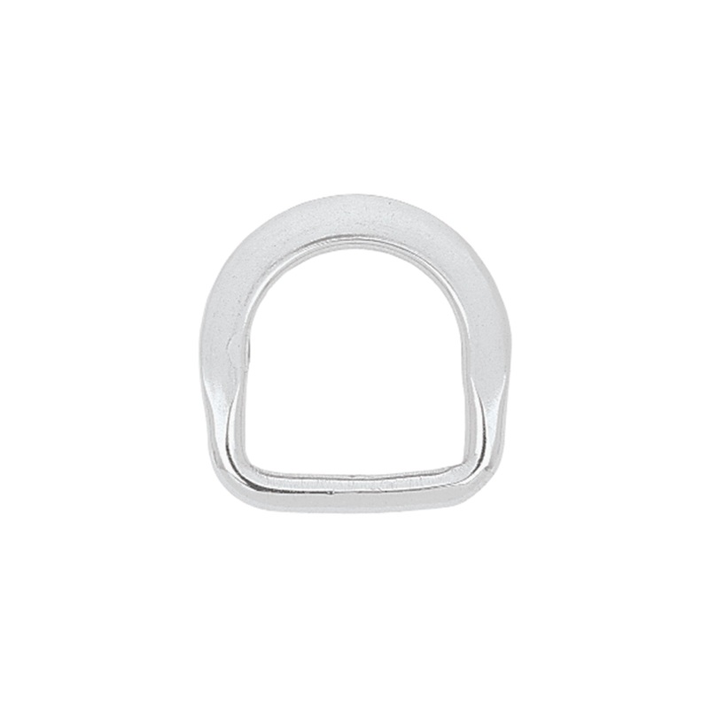 Beveled Saddle D-Ring Stainless Steel, 1-1/4″