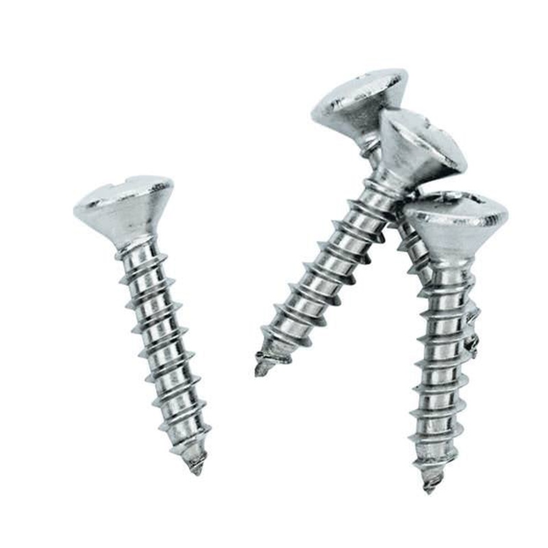 Saddle Screws Stainless Steel 1″ #8
