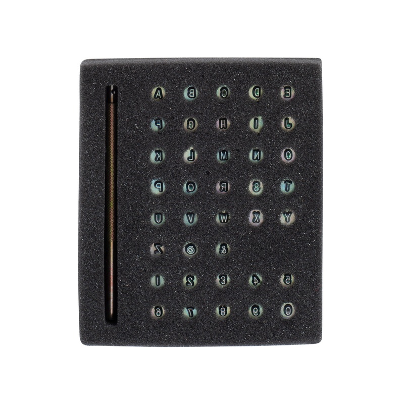 1/8″ Alphabet/Number Stamping Set