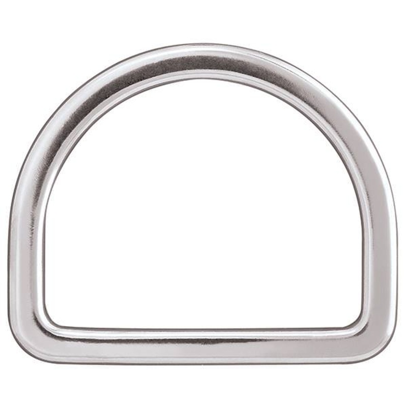 11112 Flat Saddle D-Ring, Stainless Steel, 3″