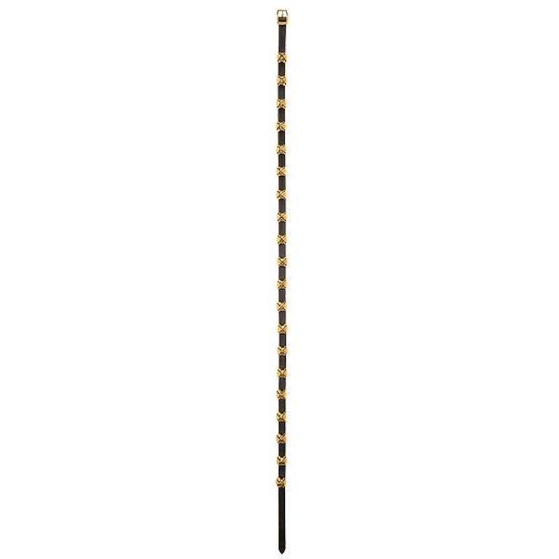 115 Arctic Sleigh Bell Strap, Brass Plated Bells, 1″ W x 73″ L