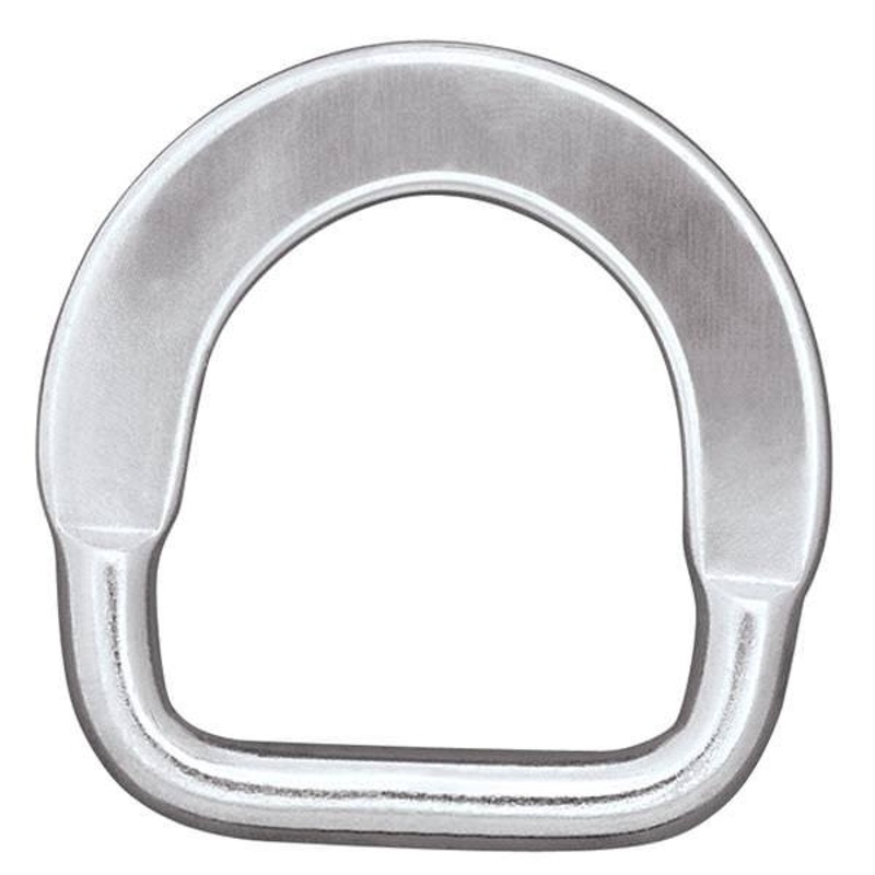 F-100-SS Flat Saddle D-Ring, Stainless Steel, 1″