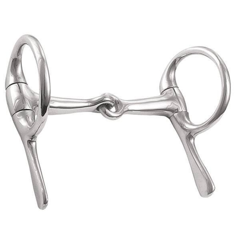 Snaffle Half Cheek Driving Bit, NP/MI, 4-1/2″