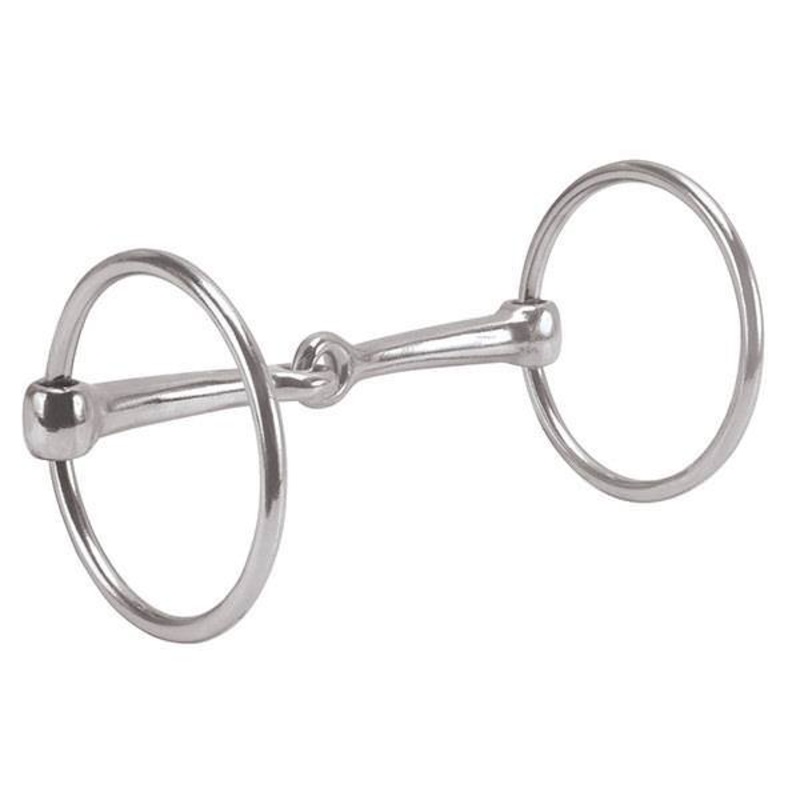 Snaffle Team Bit, Stainless Steel, 5-1/2″
