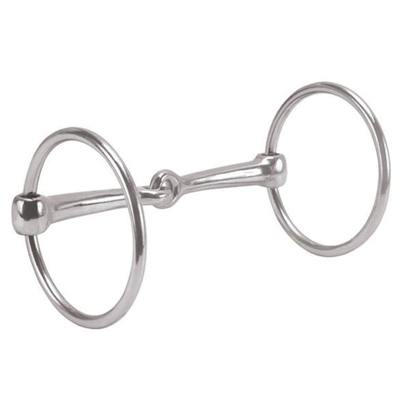 Snaffle Team Bit, Stainless Steel, 5″