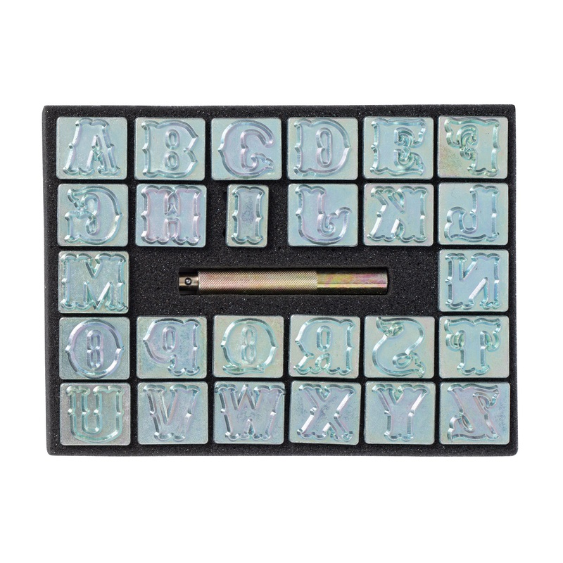 Uppercase Alphabet Stamping Set, 1″