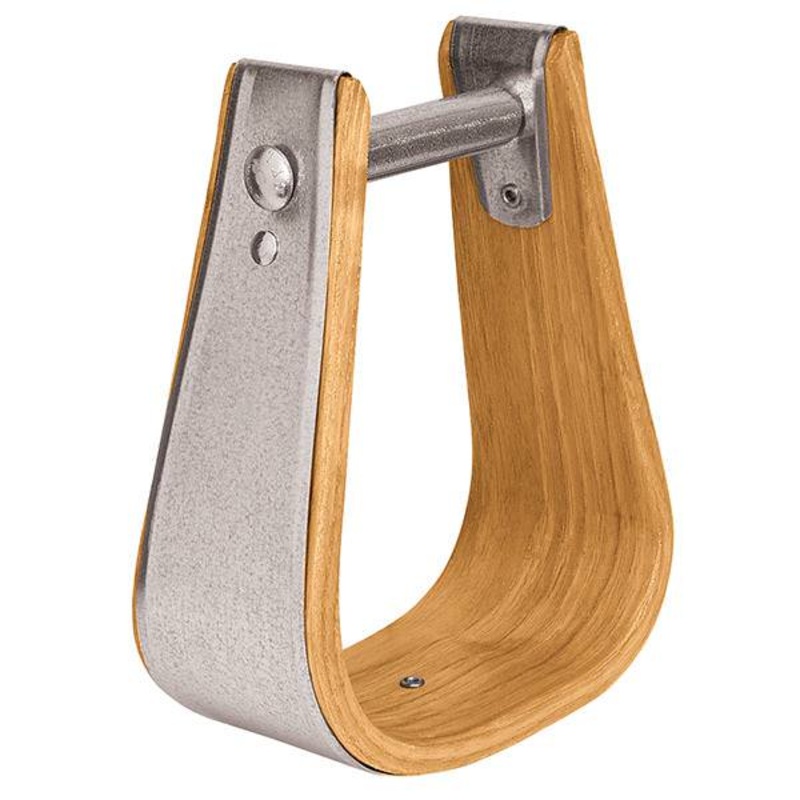 Wooden Stirrups, Deep Roper, 4″ Tread