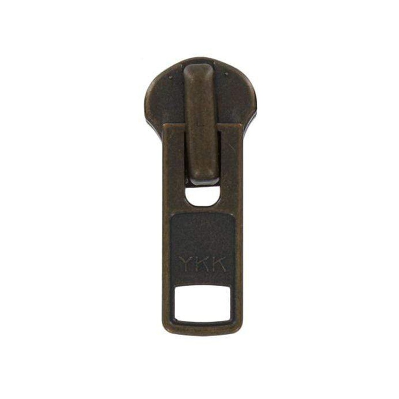 #10 Antique Brass, Metal, YKK Auto Lock Slider, Zinc Alloy, #10M-3-ANTB