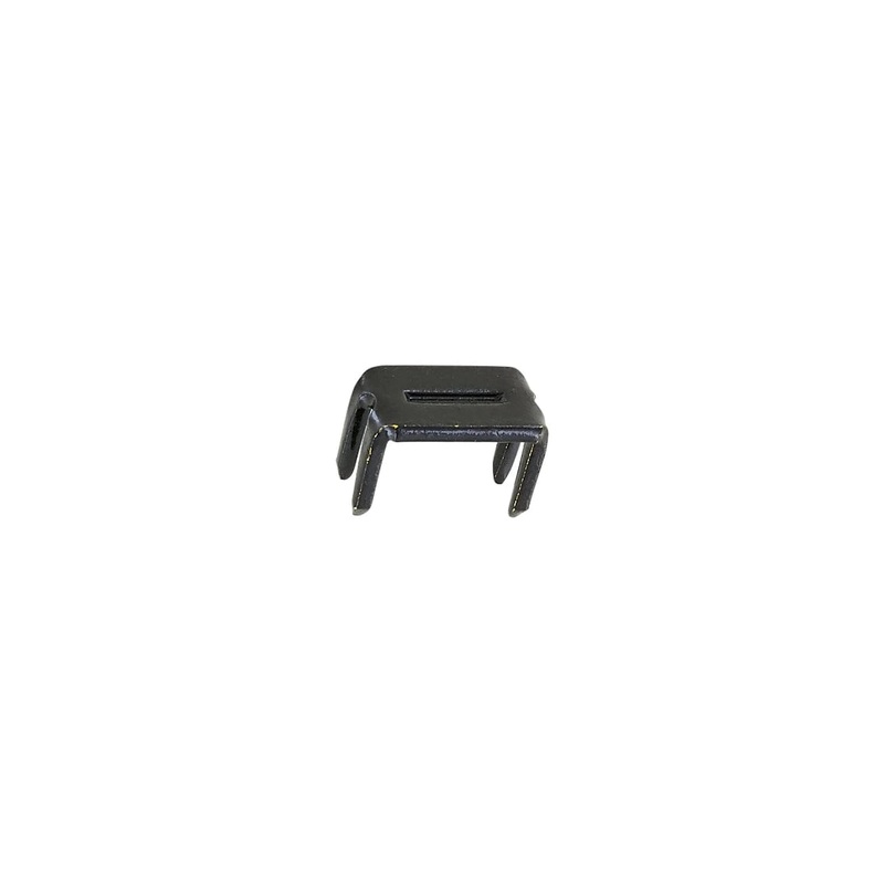 #10 Black, YKK 4-Prong Vislon Bottom Stop, Zinc Alloy_PK10, #10V-4P-BLK