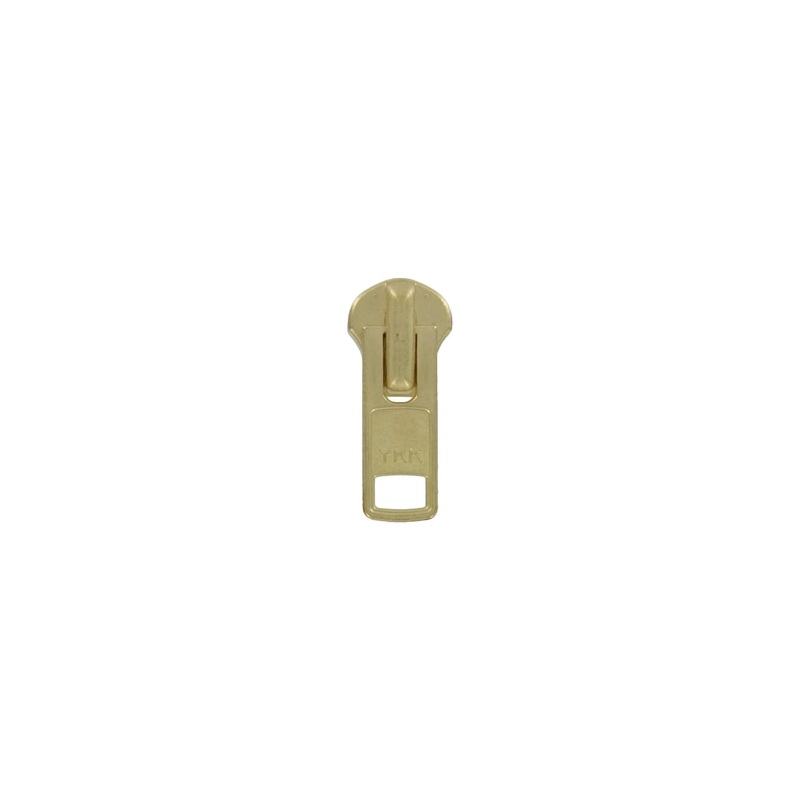 #10 Brass, Metal, YKK Auto Lock Slider, Zinc Alloy, #10M-3-BP