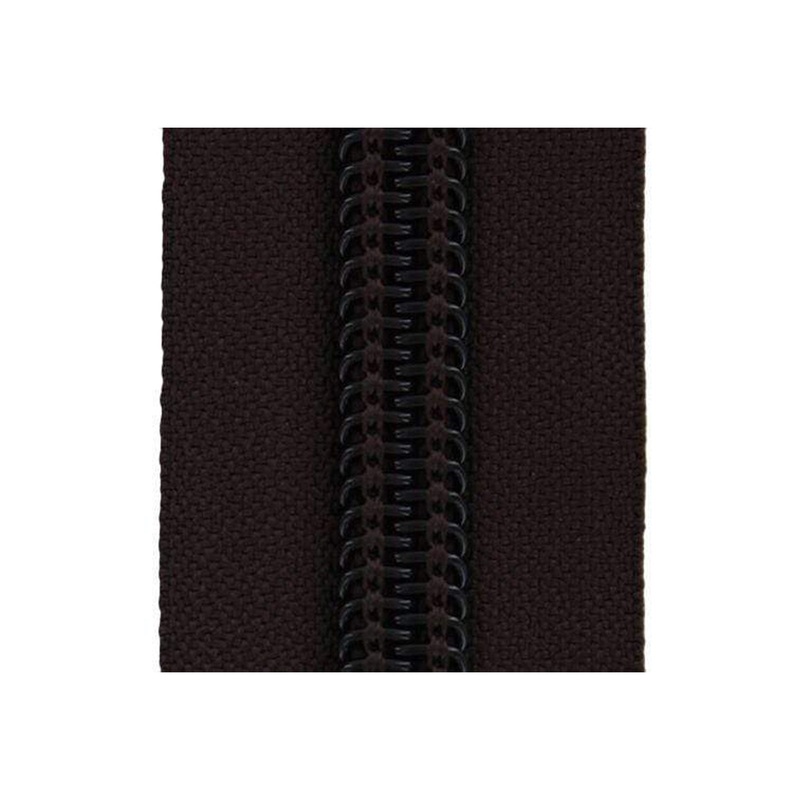 #10 Brown, YKK Coil Chain Zipper Tape, Nylon, #10C-BRO