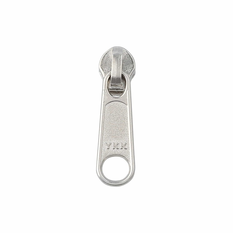 #3 Nickel, Coil, YKK Long Tab Semi-Swivel Slider, Zinc Alloy, #3C-2-NP