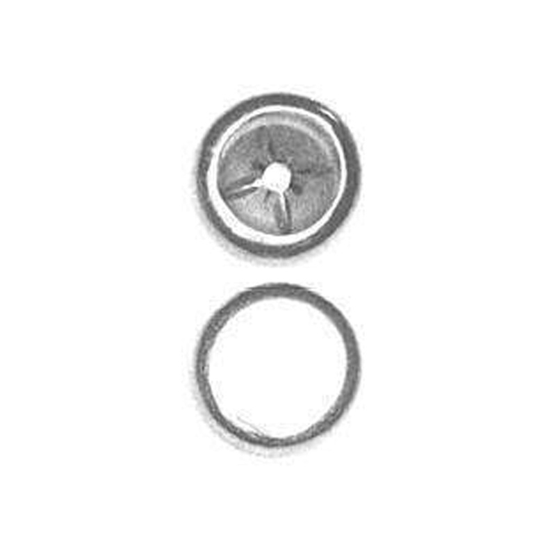5/16″ Nickel, Rivet Cap, Steel – 24 pk, #40-CAP-NP