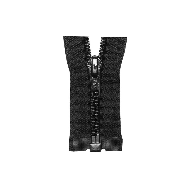 #5 Coil, Black, 26″ YKK Separating Jacket Zipper, Nylon, #5CF-26-BLK