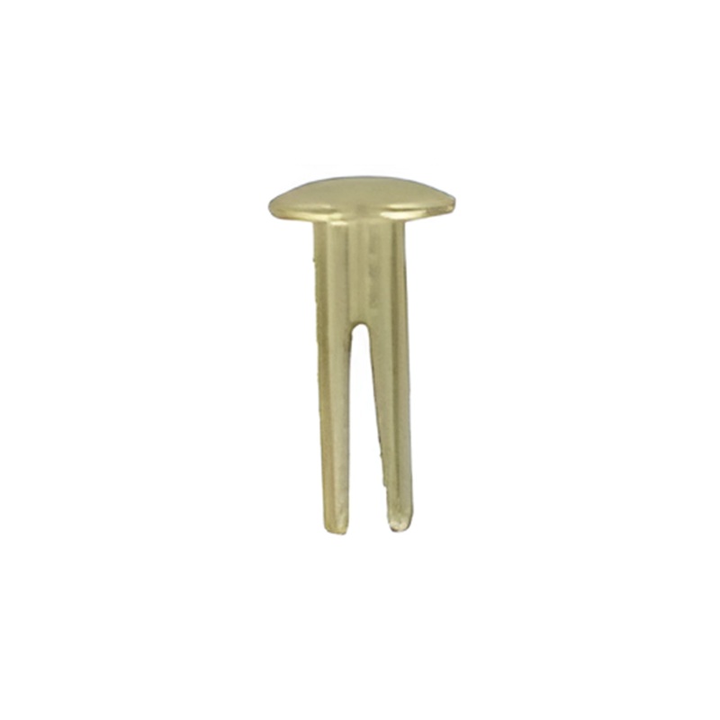 6/16″ Brass, Split Rivet, Steel – 24 pk, #100-6-16-BP