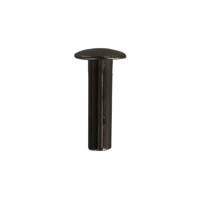 8/16″ Black, Tubular Rivet, Steel – 24 pk, #252-8-16-BLK