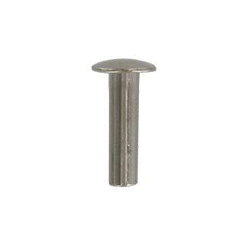 8/16″ Nickel, Tubular Rivet, Steel – 24 pk, #252-8-16-NP