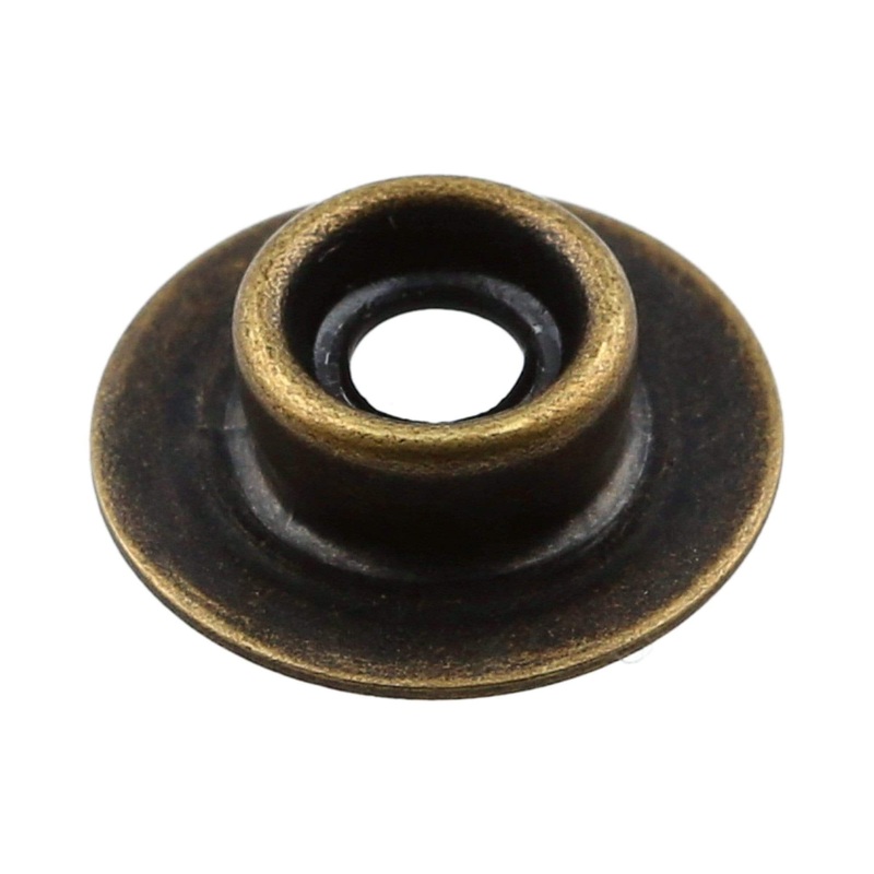 DOT Baby Durable Line 20 Antique Brass Stud, Solid Brass