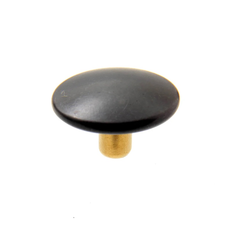DOT Durable Line 24 Matte Black Oxide Long Cap, Solid Brass, #10127-BLK-OX