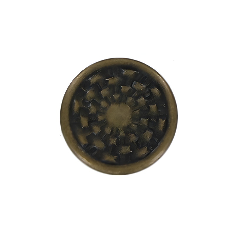Line 24 Antique Brass, Basket Weave Cap, Steel, #10132-ANTB