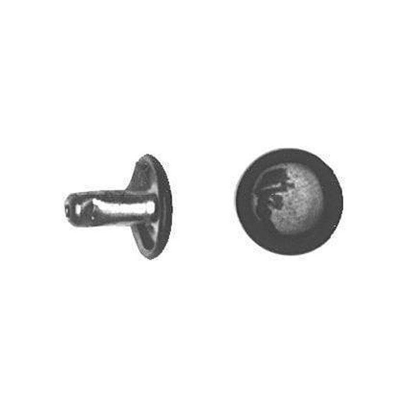 Segma Size 22 Black Capped Post, Steel