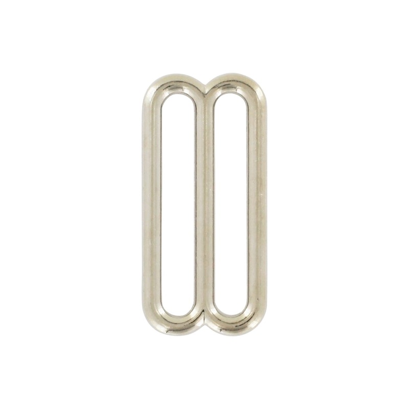 1 1/2″ Nickel, Cast Rounded Tri Bar Slide, Zinc Alloy, #C-1192-NP