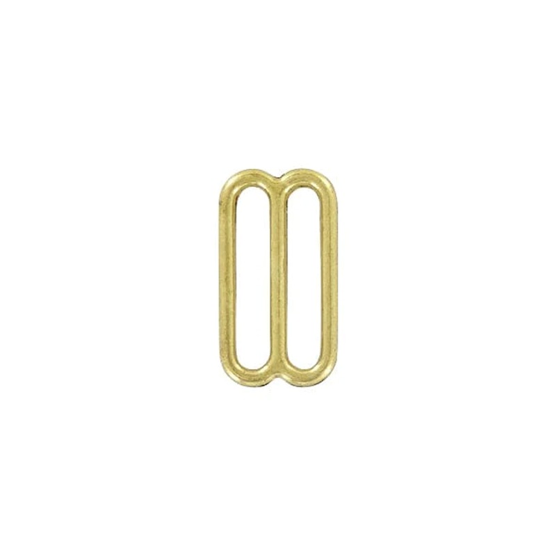 1 1/8″ Brass, Cast Rounded Tri Bar Slide, Zinc Alloy, #C-1190-BP
