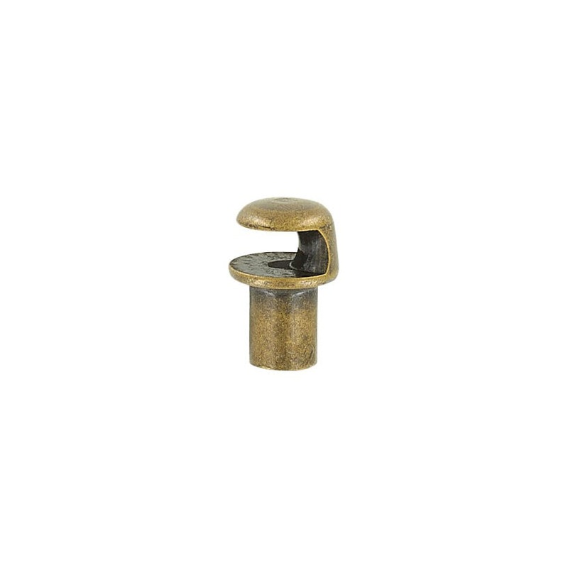 1/2″ Antique Brass, Boot Lace Eyelet Hook, Solid Brass, #C-1567-ANTB