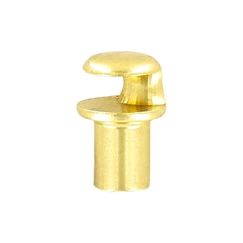 1/2″ Brass, Boot Lace Eyelet Hook, Solid Brass, #C-1567-SB