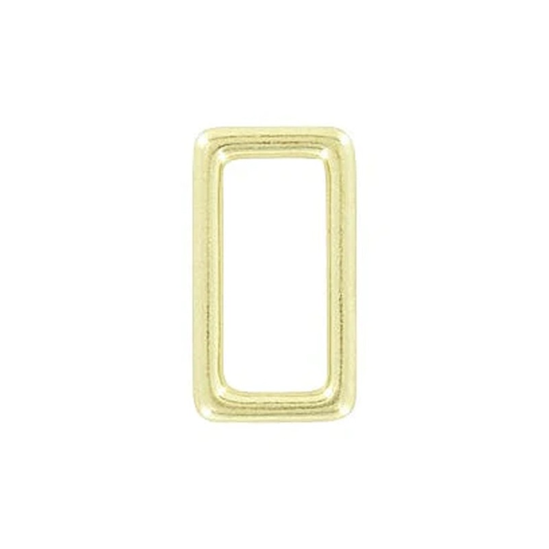 1″ Brass, Cast Rectangular Ring, Solid Brass, #C-1597