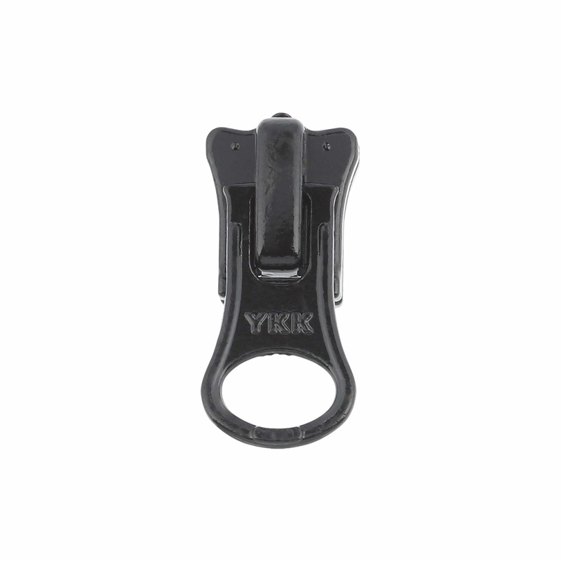 #5 Black, YKK Vislon Bottom Zipper Slider, Zinc Alloy, #5V-2-BLK