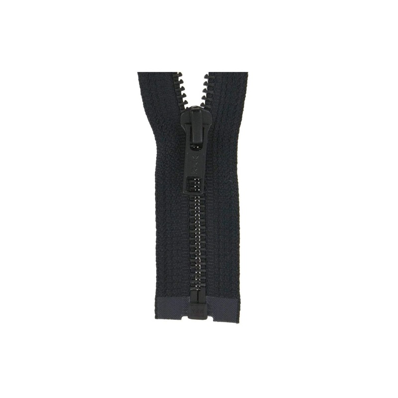 #5 Metal, Black, 30″ YKK Separating Bomber Jacket Zipper with Black Oxide Teeth, #6BJ-30-BLK-OX