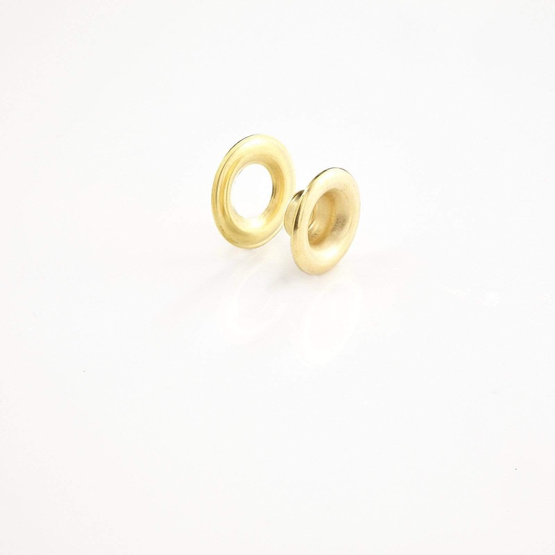 #00 Brass, Grommet with Washer, Solid Brass – 24 pk, #GROM-00-SB