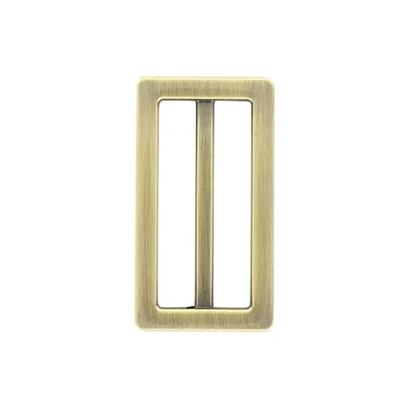 1 1/2″ Antique Brass, Cast Strap Tri Glide Slider, Zinc Alloy, #C-2115-ANTB