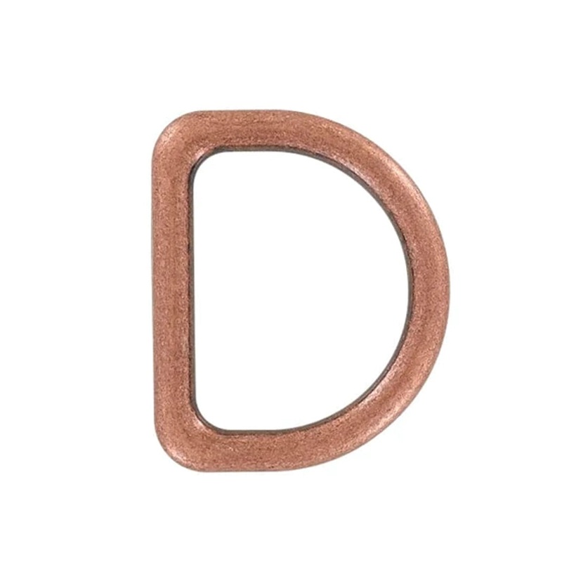 1 1/2″ Antique Copper, Cast D-Ring, Zinc Alloy, #D-403-ANTC