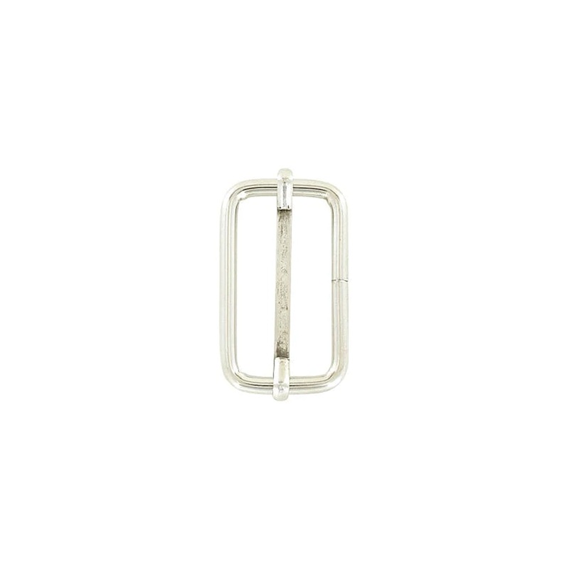 1 1/2″ Shiny Nickel, Adjustable Strap Slide, Steel, #C-1662-NP
