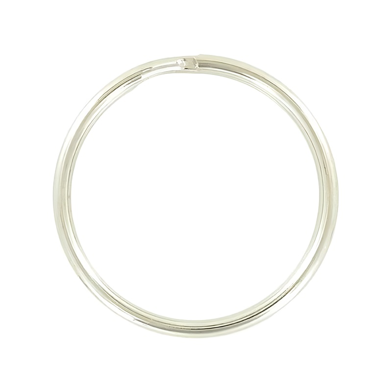 1 1/4″ Nickel, Split Key Ring, Steel, #L-199-1-1-4N