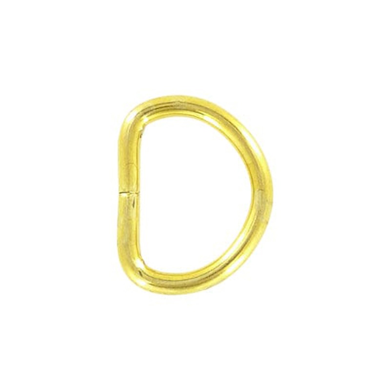 1/2″ Brass, Split D Ring Light, Steel, #D-101-BP