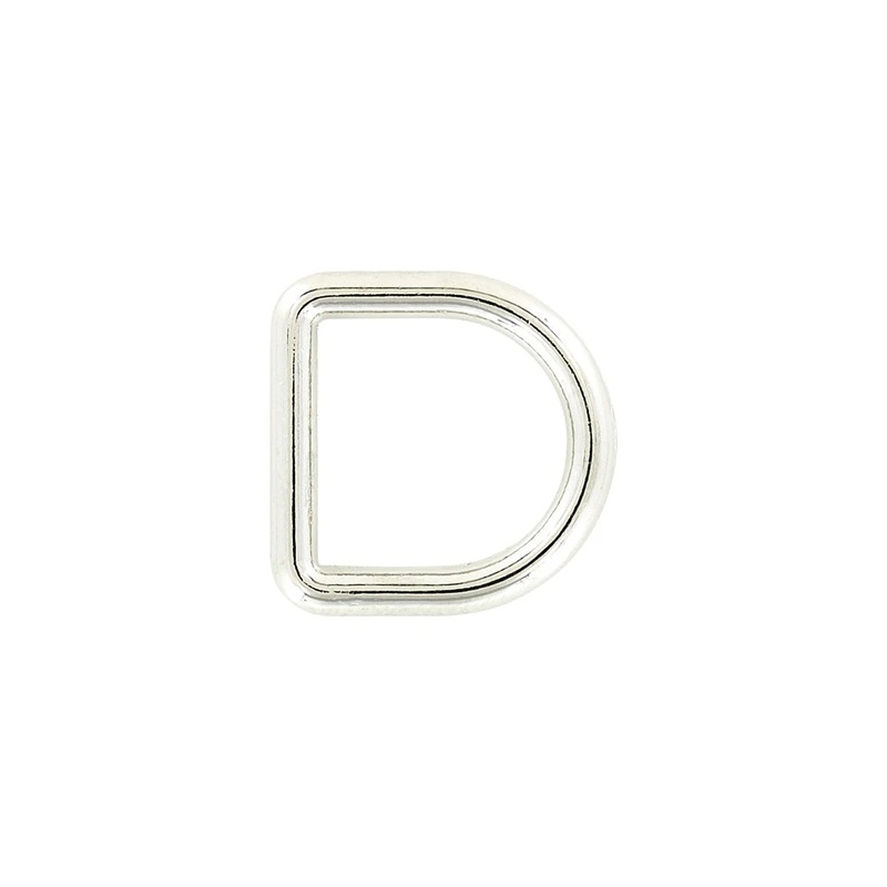 1/2″ Nickel, Cast D-Ring, Zinc Alloy, #D-301-NP