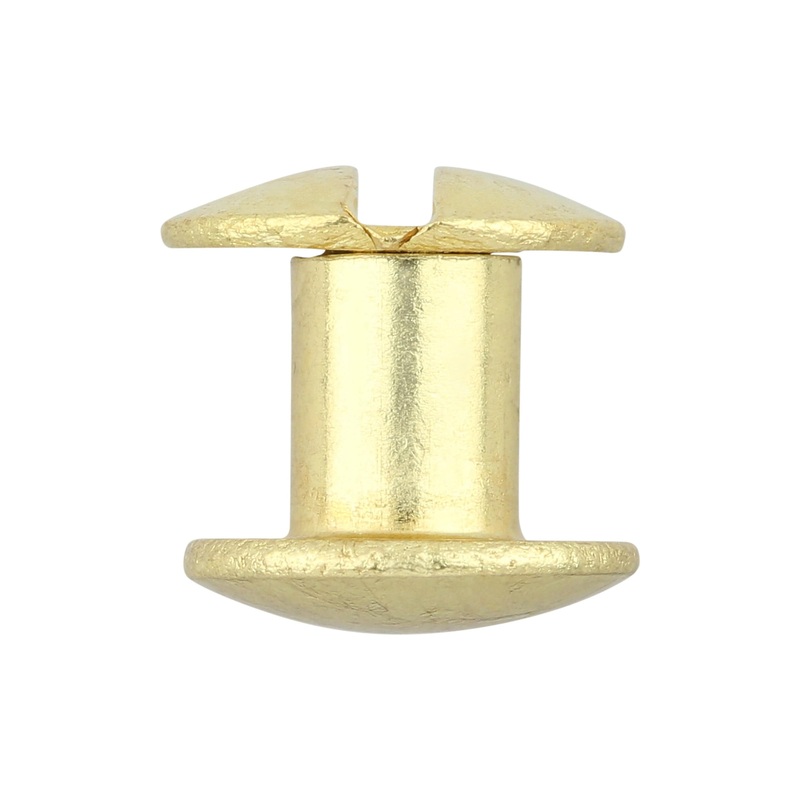 1/4″ Brass, Chicago Screw, Solid Brass PK10, #L-156-1-4SB