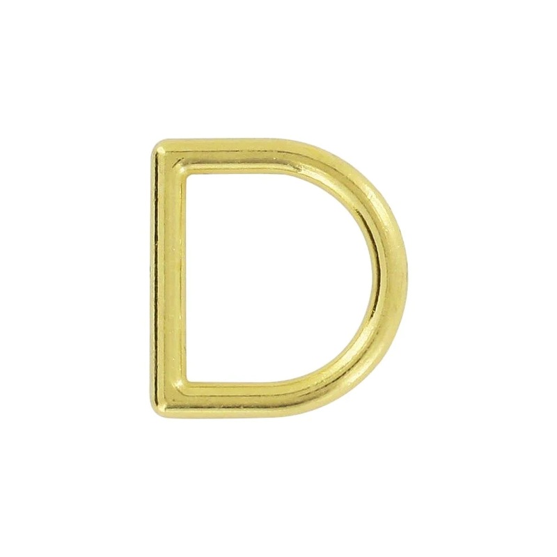 3/4″ Brass, Cast D-Ring, Zinc Alloy, #D-303-BP