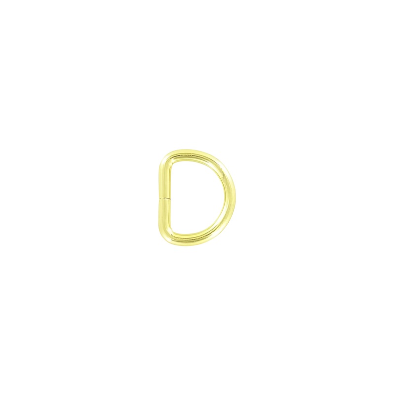 5/8″ Brass, Split D-Ring, Steel, #D-104-BP