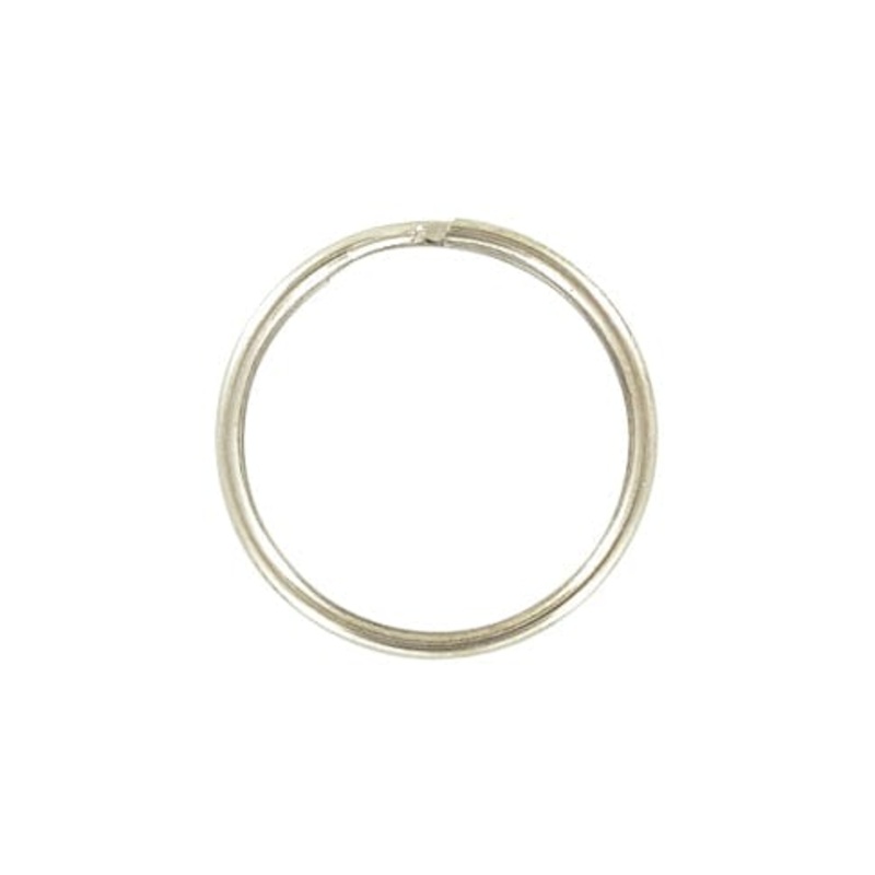 5/8″ Nickel, Split Key Ring, Steel, #L-199-5-8