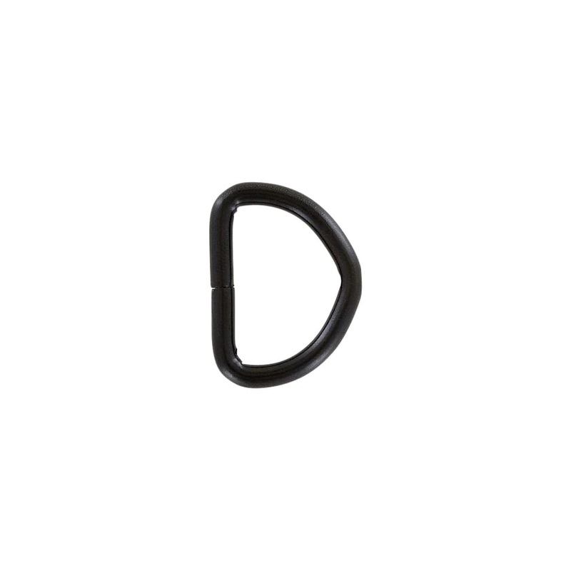 7/8″ Matte Black, Split D-Ring, Steel, #D-106-BLK